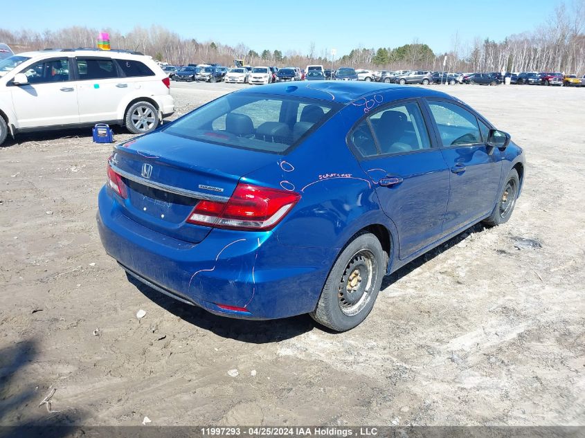 2014 Honda Civic Sedan VIN: 2HGFB2F78EH027178 Lot: 11997293