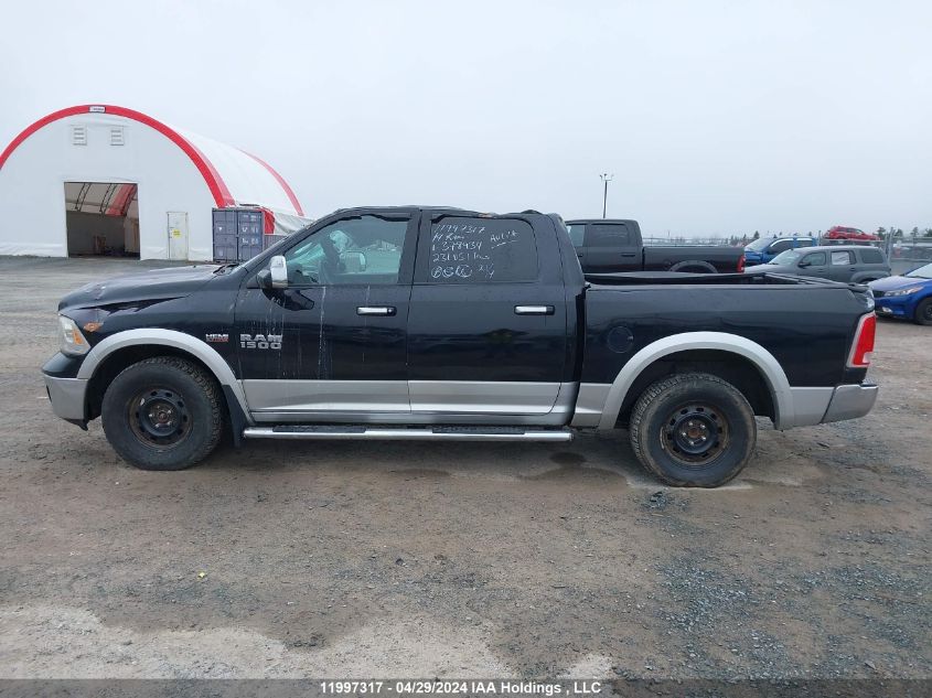 2014 Ram 1500 Laramie VIN: 1C6RR7NT6ES378934 Lot: 11997317