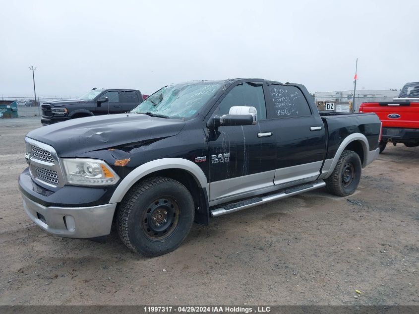 2014 Ram 1500 Laramie VIN: 1C6RR7NT6ES378934 Lot: 11997317