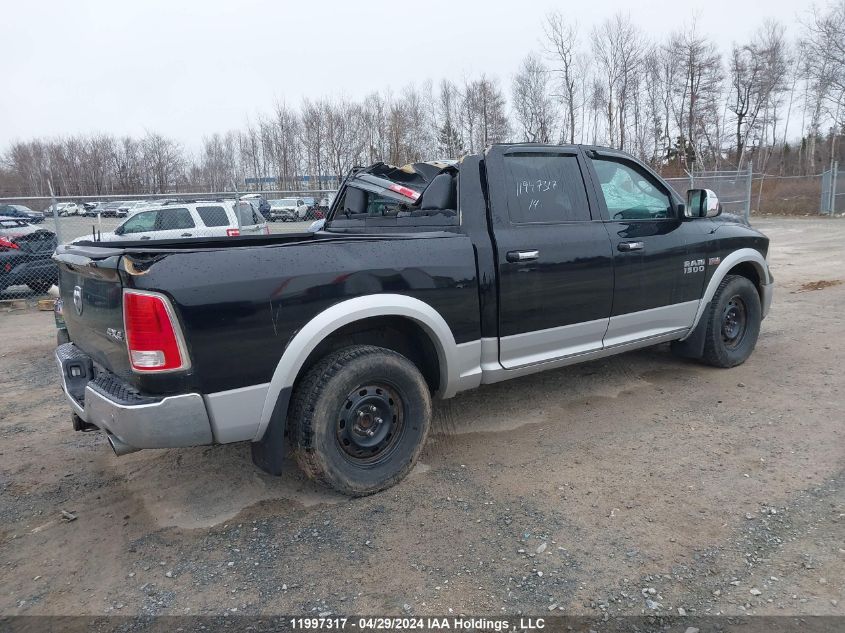 2014 Ram 1500 Laramie VIN: 1C6RR7NT6ES378934 Lot: 11997317