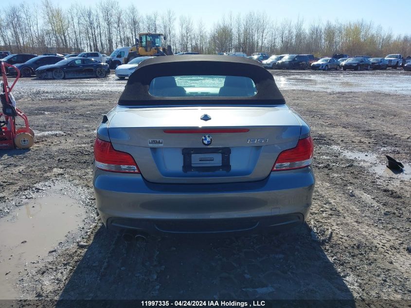 2009 BMW 1 Series 135I VIN: WBAUN93519VK40511 Lot: 11997335