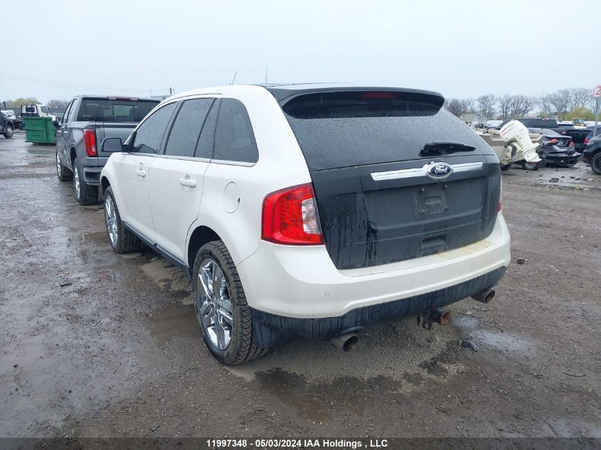 2013 Ford Edge Limited VIN: 2FMDK4KC0DBB12789 Lot: 11997348