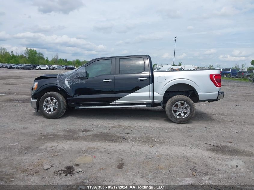 2022 Ford F-150 VIN: 1FTEW1EP4NFB33543 Lot: 11997353