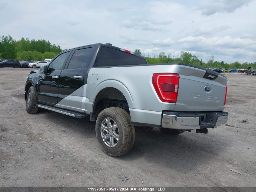 2022 Ford F-150 VIN: 1FTEW1EP4NFB33543 Lot: 11997353