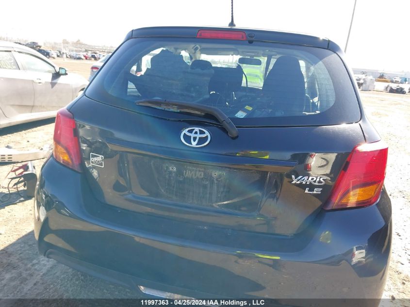 2016 Toyota Yaris VIN: VNKKTUD39GA065968 Lot: 11997363