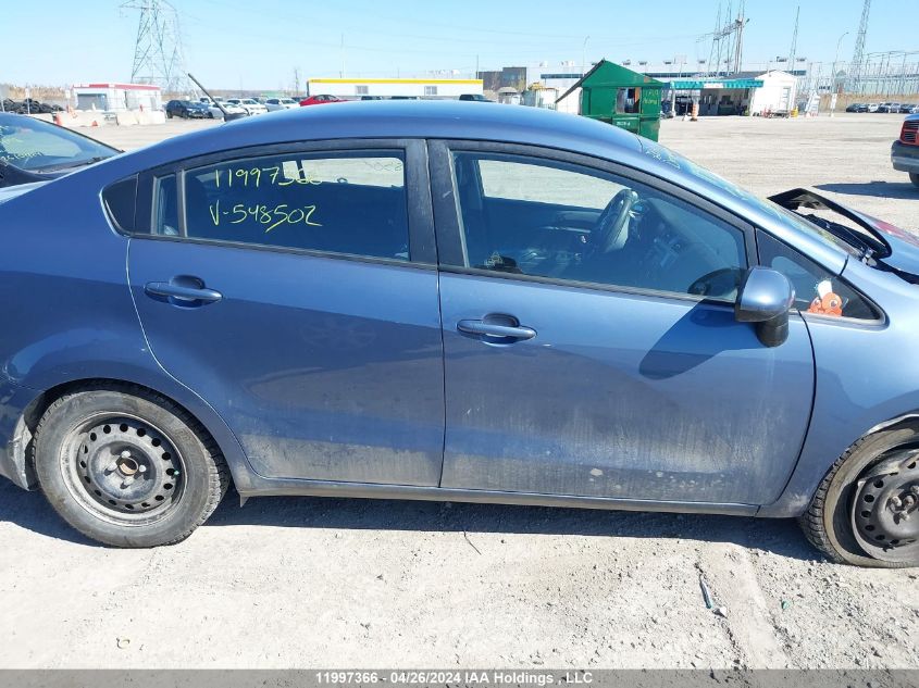 2016 Kia Rio Lx VIN: KNADM4A38G6548502 Lot: 11997366