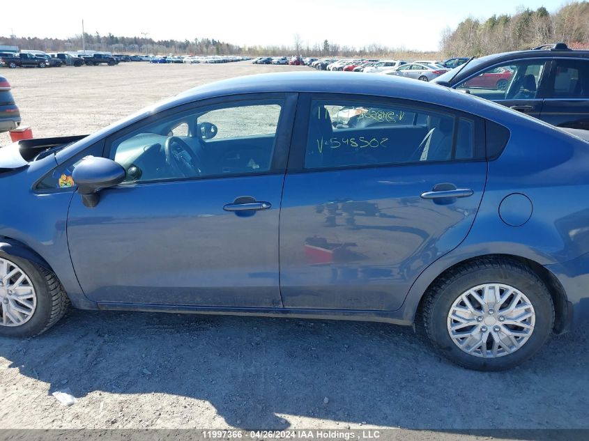 2016 Kia Rio Lx VIN: KNADM4A38G6548502 Lot: 11997366