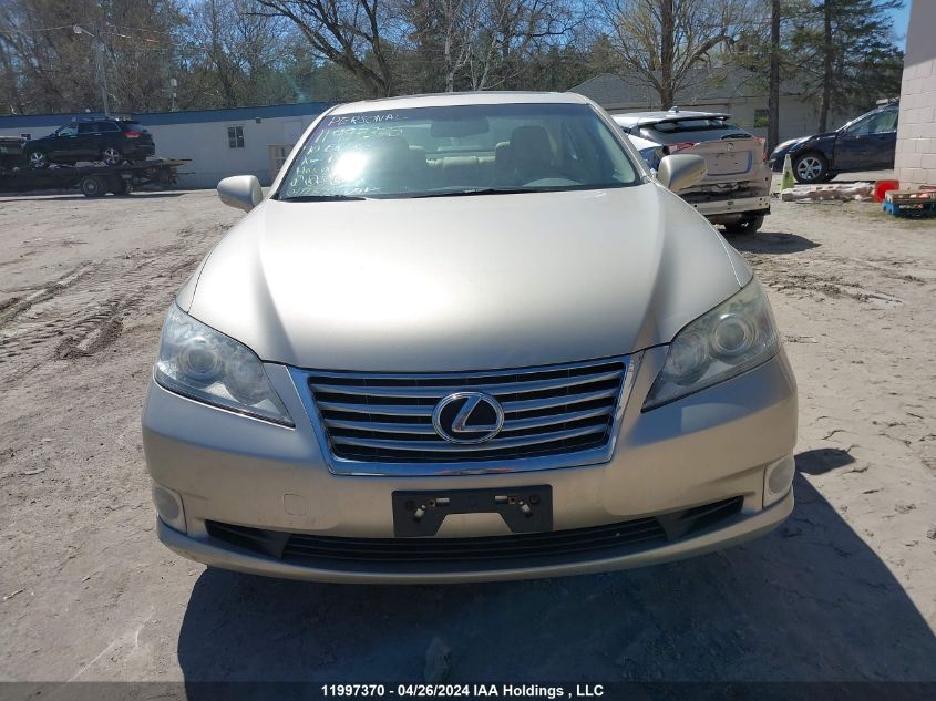 2010 Lexus Es 350 350 VIN: JTHBK1EG1A2391016 Lot: 11997370
