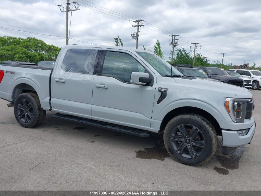 2023 Ford F-150 Lariat VIN: 1FTFW1E81PFC38251 Lot: 11997396