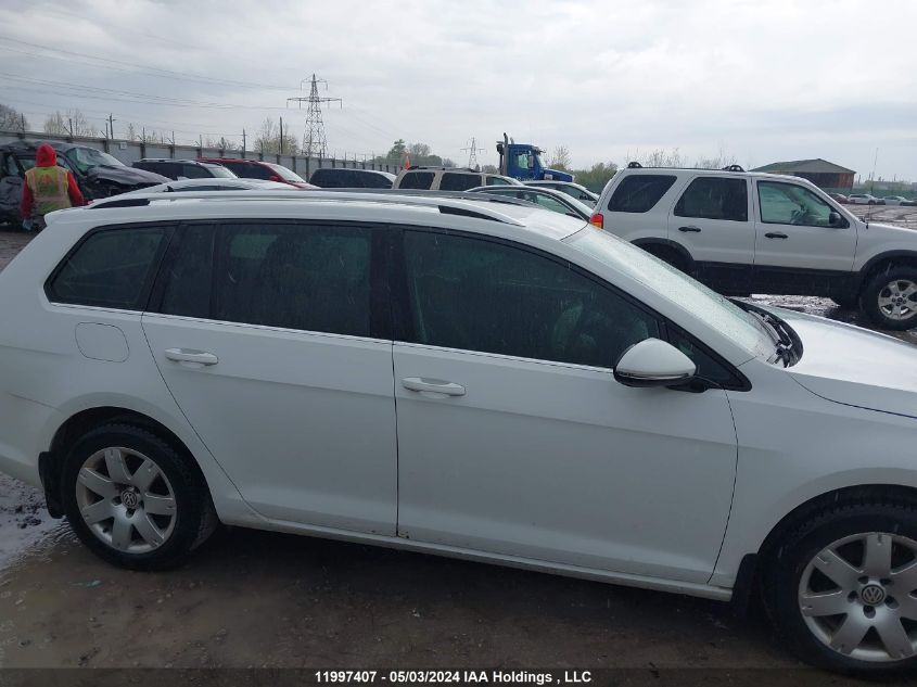 2015 Volkswagen Golf Sportwagen Tdi S/Tdi Se/Tdi Sel VIN: 3VWCA7AU7FM503600 Lot: 11997407