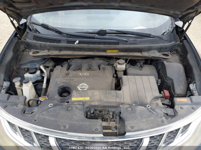 2012 Nissan Murano Sl VIN: JN8AZ1MWXCW228690 Lot: 11997433