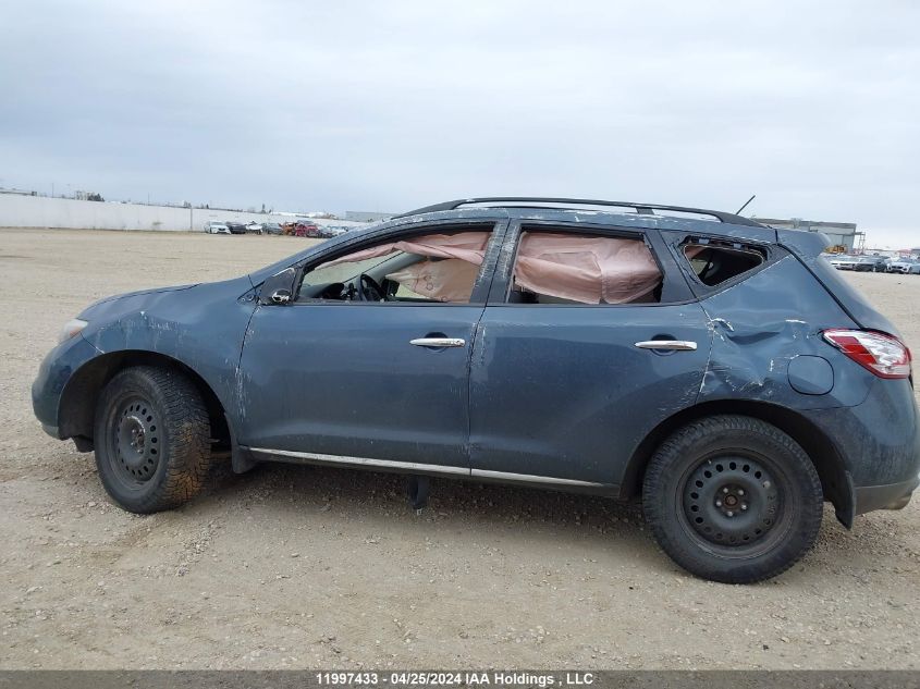 2012 Nissan Murano Sl VIN: JN8AZ1MWXCW228690 Lot: 11997433