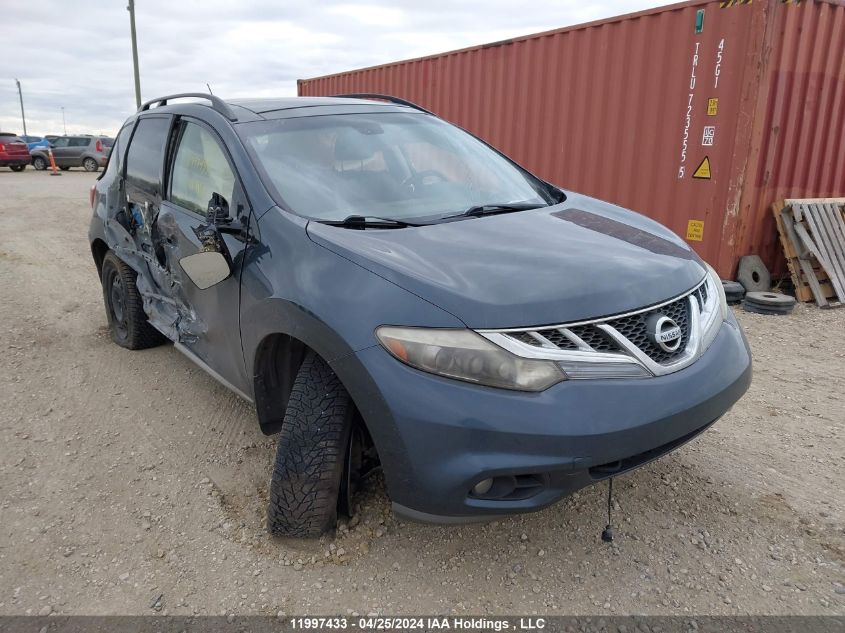 2012 Nissan Murano Sl VIN: JN8AZ1MWXCW228690 Lot: 11997433