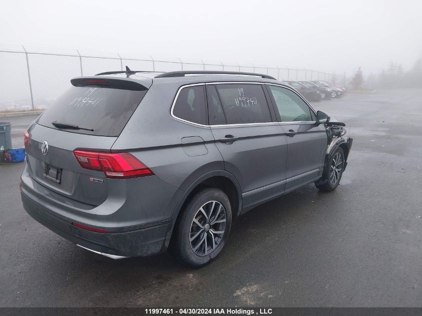 2019 Volkswagen Tiguan VIN: 3VV2B7AX6KM176317 Lot: 11997461