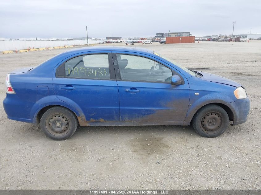 2007 Chevrolet Aveo VIN: KL1TG55697B187442 Lot: 11997481