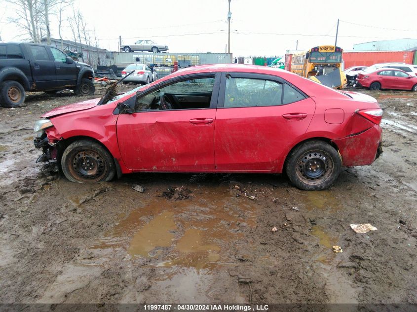 2016 Toyota Corolla L/Le/Le Pls/Prm/S/S Pls VIN: 2T1BURHE8GC637395 Lot: 11997487