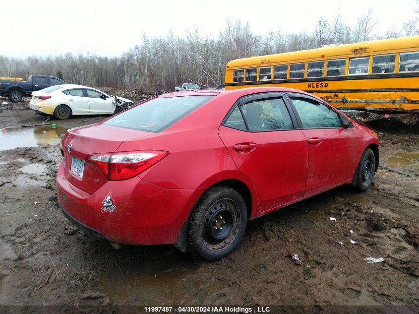 2016 Toyota Corolla L/Le/Le Pls/Prm/S/S Pls VIN: 2T1BURHE8GC637395 Lot: 11997487