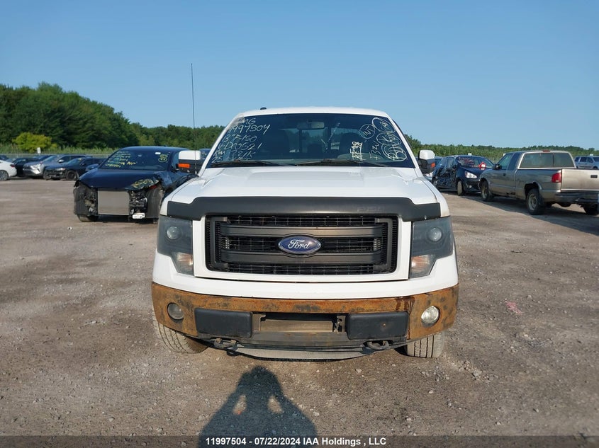 2013 Ford F150 Supercrew VIN: 1FTFW1EF6DKD00521 Lot: 11997504