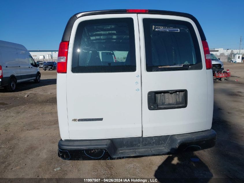 2021 Chevrolet Express Cargo Van VIN: 1GCWGBF76M1306917 Lot: 11997507