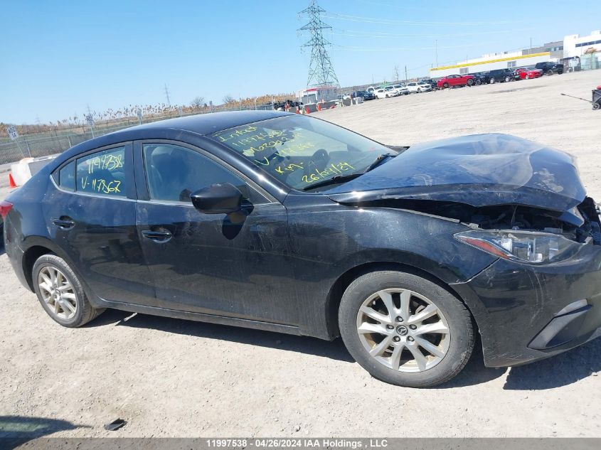 2014 Mazda Mazda3 VIN: JM1BM1V78E1117867 Lot: 11997538