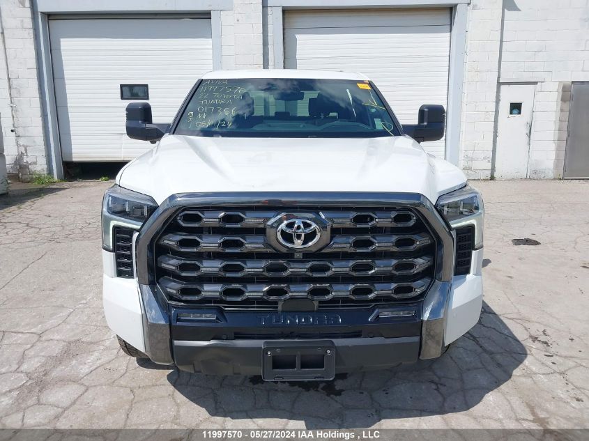 2022 Toyota Tundra Platinum VIN: 5TFNA5DB9NX017356 Lot: 11997570