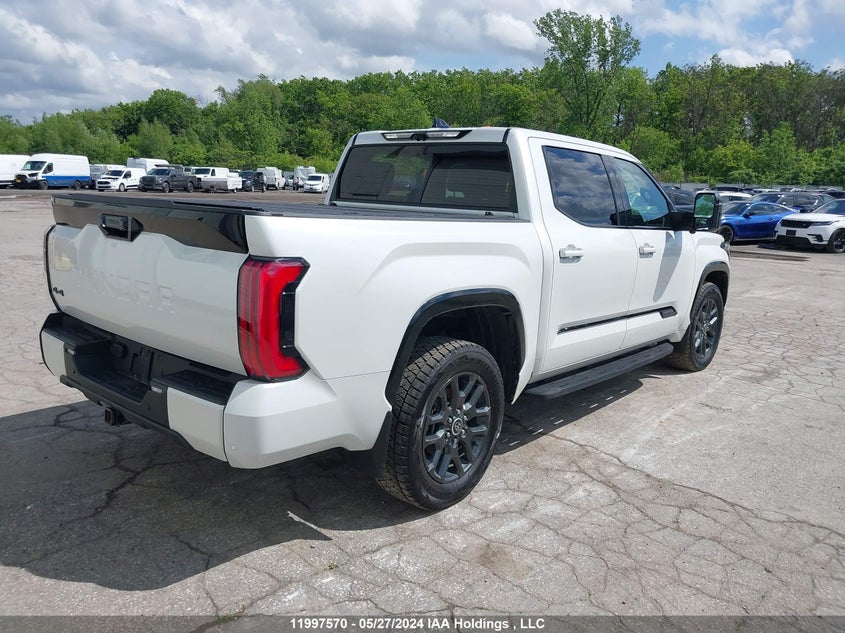 2022 Toyota Tundra Platinum VIN: 5TFNA5DB9NX017356 Lot: 11997570