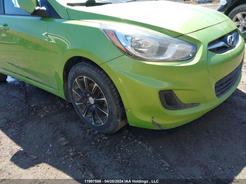 2014 Hyundai Accent Gls/Gs VIN: KMHCT5AE4EU195012 Lot: 11997586