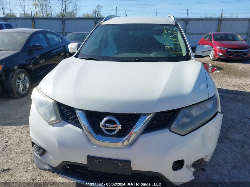 2016 Nissan Rogue S/Sl/Sv VIN: 5N1AT2MT4GC802583 Lot: 11997592