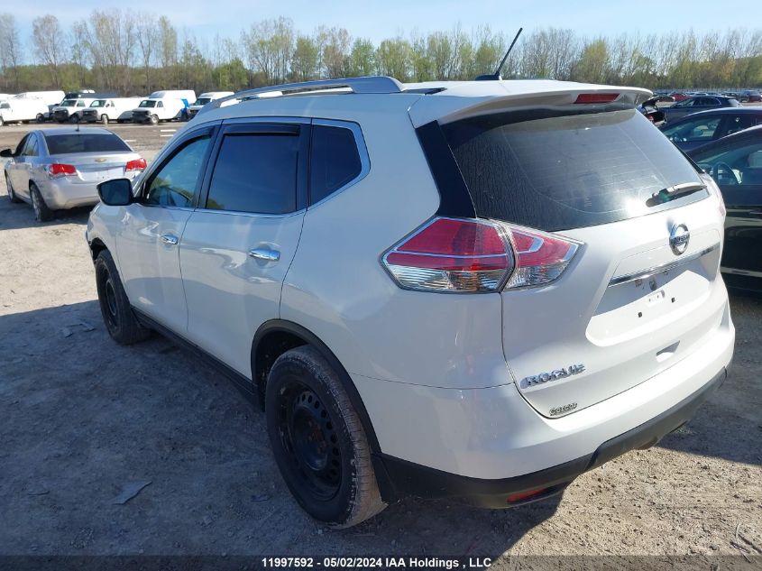 2016 Nissan Rogue S/Sl/Sv VIN: 5N1AT2MT4GC802583 Lot: 11997592