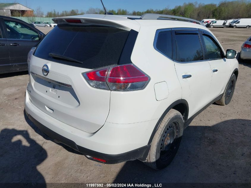 2016 Nissan Rogue S/Sl/Sv VIN: 5N1AT2MT4GC802583 Lot: 11997592