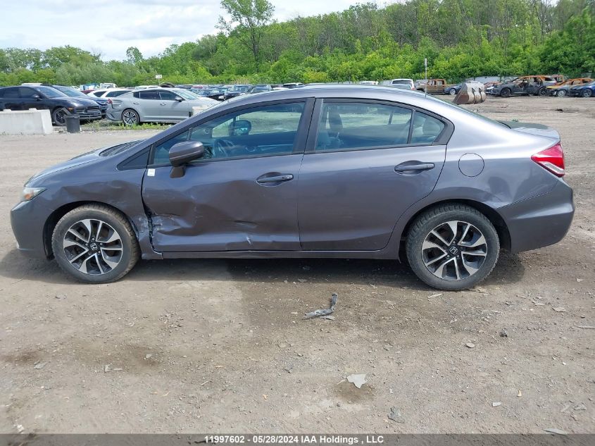 2014 Honda Civic Ex VIN: 19XFB2F81EE058050 Lot: 11997602