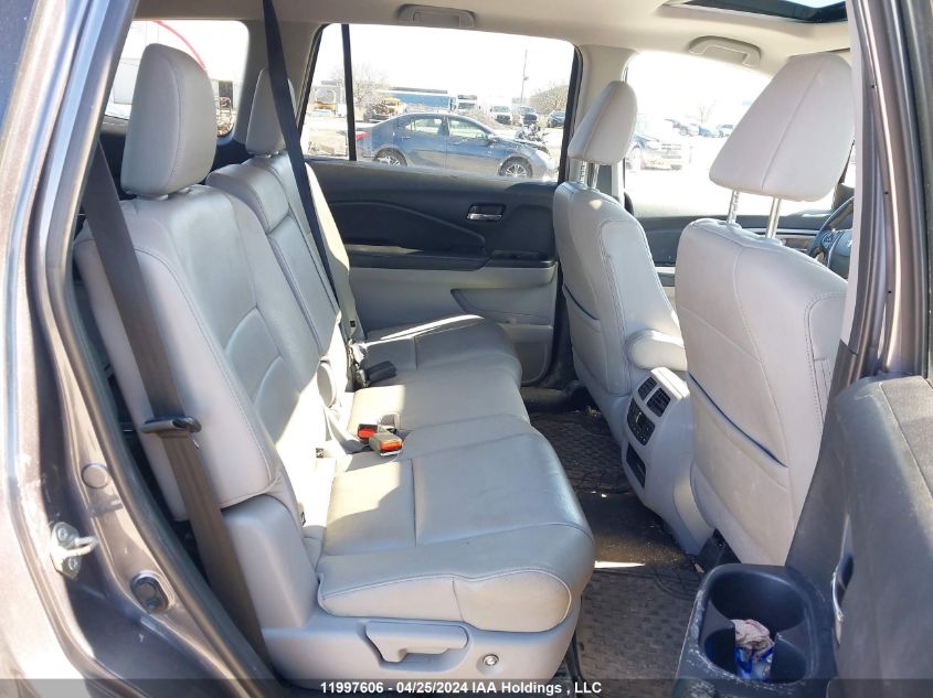 2016 Honda Pilot VIN: 5FNYF6H70GB509958 Lot: 11997606