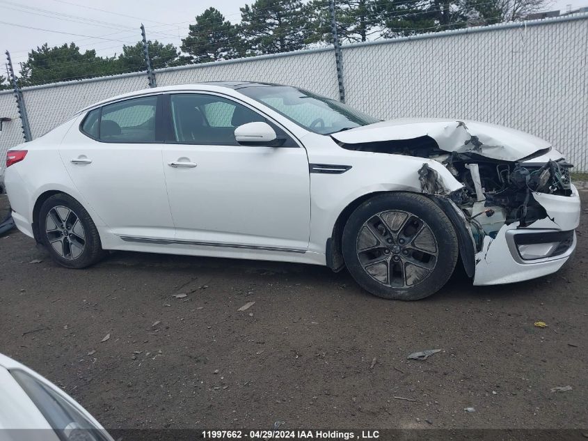 2013 Kia Optima Hybrid VIN: KNAGM4AD3D5059951 Lot: 11997662