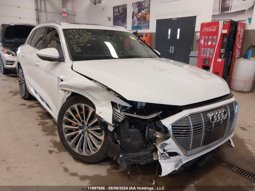 2019 Audi E-Tron Prestige VIN: WA1VAAGE9KB010408 Lot: 11997686