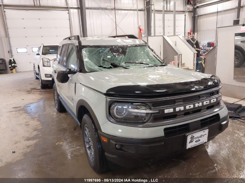 2023 Ford Bronco Sport Big Bend VIN: 3FMCR9B62PRD29328 Lot: 11997695