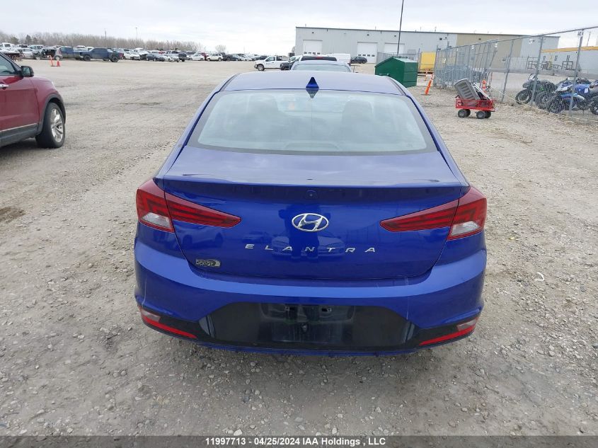 2019 Hyundai Elantra Preferred VIN: KMHD84LF6KU774407 Lot: 11997713