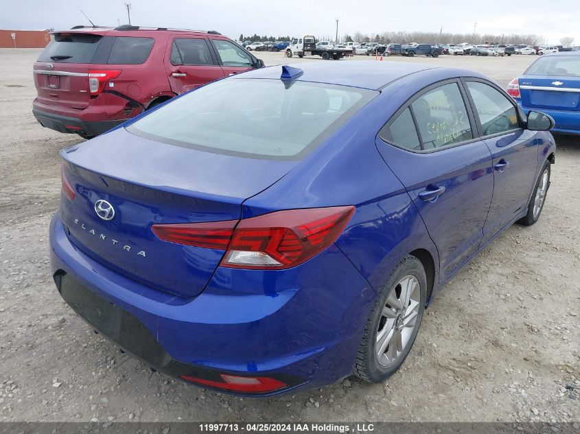 2019 Hyundai Elantra Preferred VIN: KMHD84LF6KU774407 Lot: 11997713