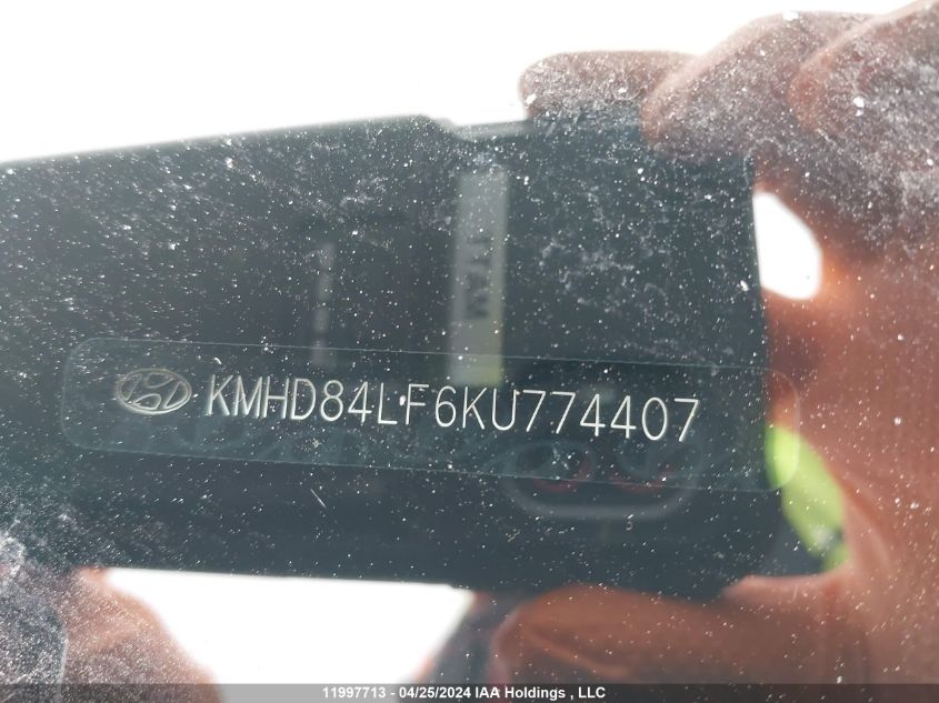 2019 Hyundai Elantra Preferred VIN: KMHD84LF6KU774407 Lot: 11997713
