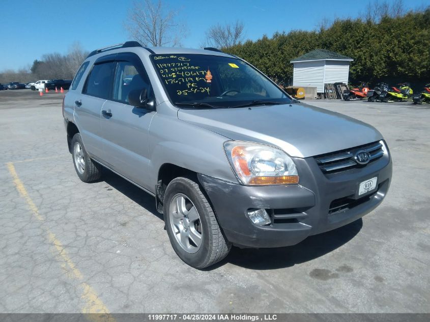 2007 Kia Sportage VIN: KNDJF722777406174 Lot: 11997717