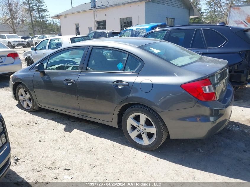 2012 Honda Civic Sdn VIN: 2HGFB2F43CH113890 Lot: 11997728