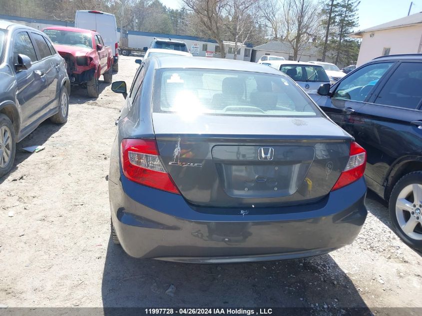 2012 Honda Civic Sdn VIN: 2HGFB2F43CH113890 Lot: 11997728