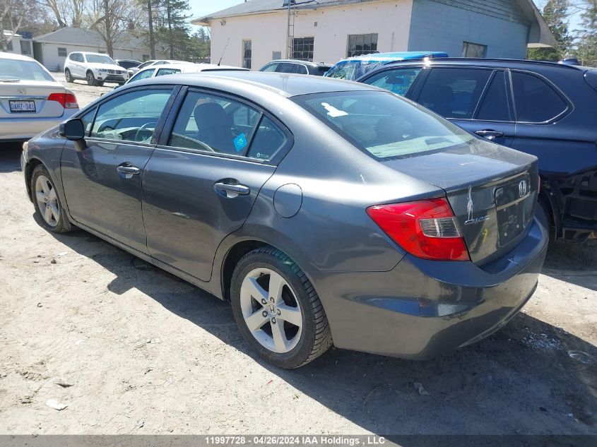 2012 Honda Civic Sdn VIN: 2HGFB2F43CH113890 Lot: 11997728