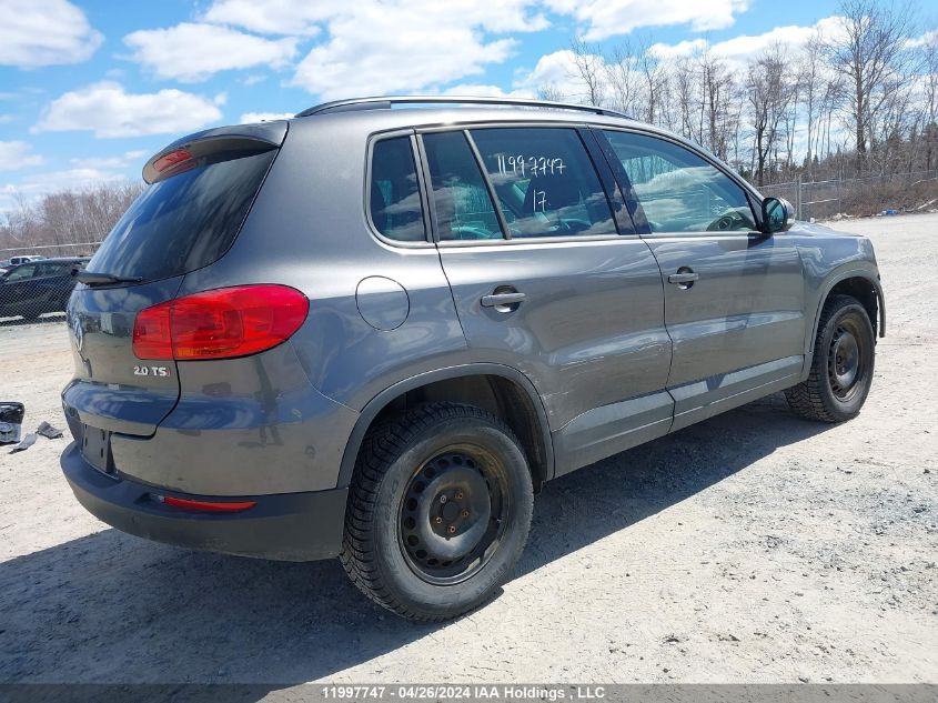 2017 Volkswagen Tiguan VIN: WVGHV7AX6HK033511 Lot: 11997747