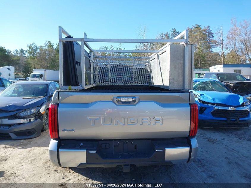 2023 Toyota Tundra Crewmax Limited VIN: 5TFJA5EC1PX019191 Lot: 11997753