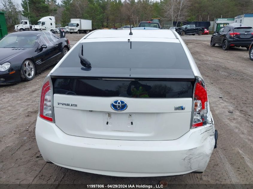 2012 Toyota Prius VIN: JTDKN3DU7C5424971 Lot: 11997806