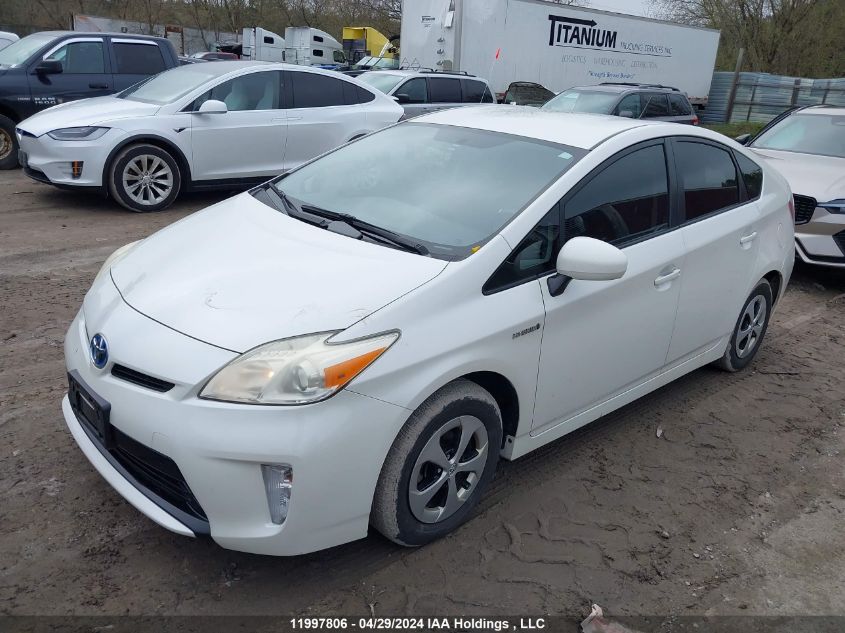 2012 Toyota Prius VIN: JTDKN3DU7C5424971 Lot: 11997806