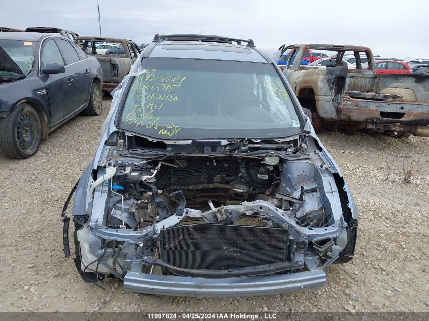 2008 Honda Cr-V Exl VIN: 5J6RE48708L805115 Lot: 11997824