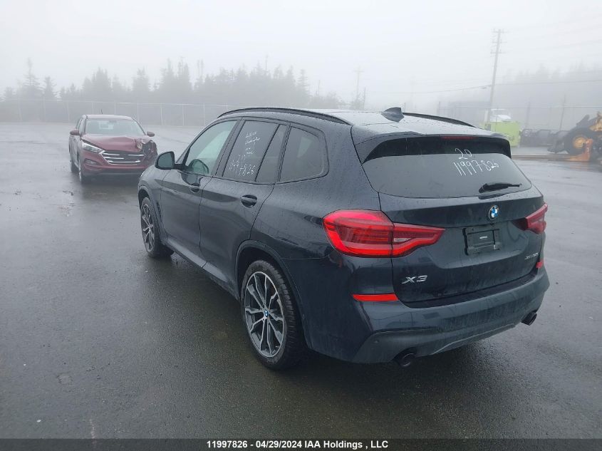 2020 BMW X3 VIN: 5UXTY5C03L9D44745 Lot: 11997826