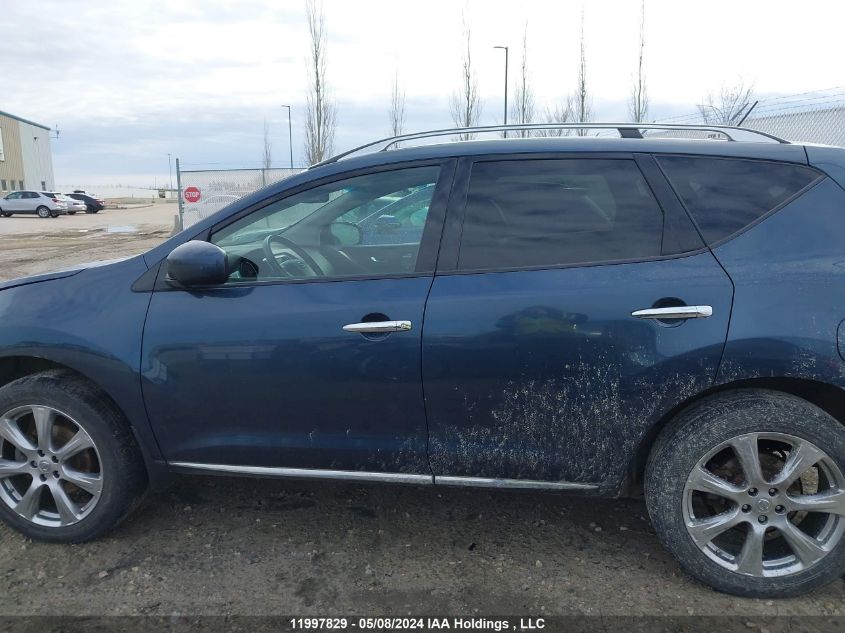 2012 Nissan Murano Le VIN: JN8AZ1MW6CW225110 Lot: 11997829