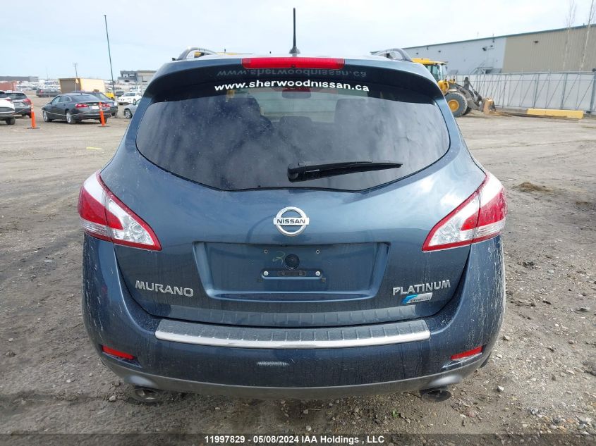 2012 Nissan Murano Le VIN: JN8AZ1MW6CW225110 Lot: 11997829